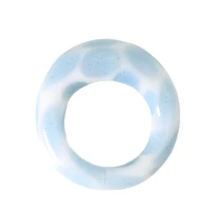 Tomfoolery Blue Stardust Polka Dot Glass Ring Hot