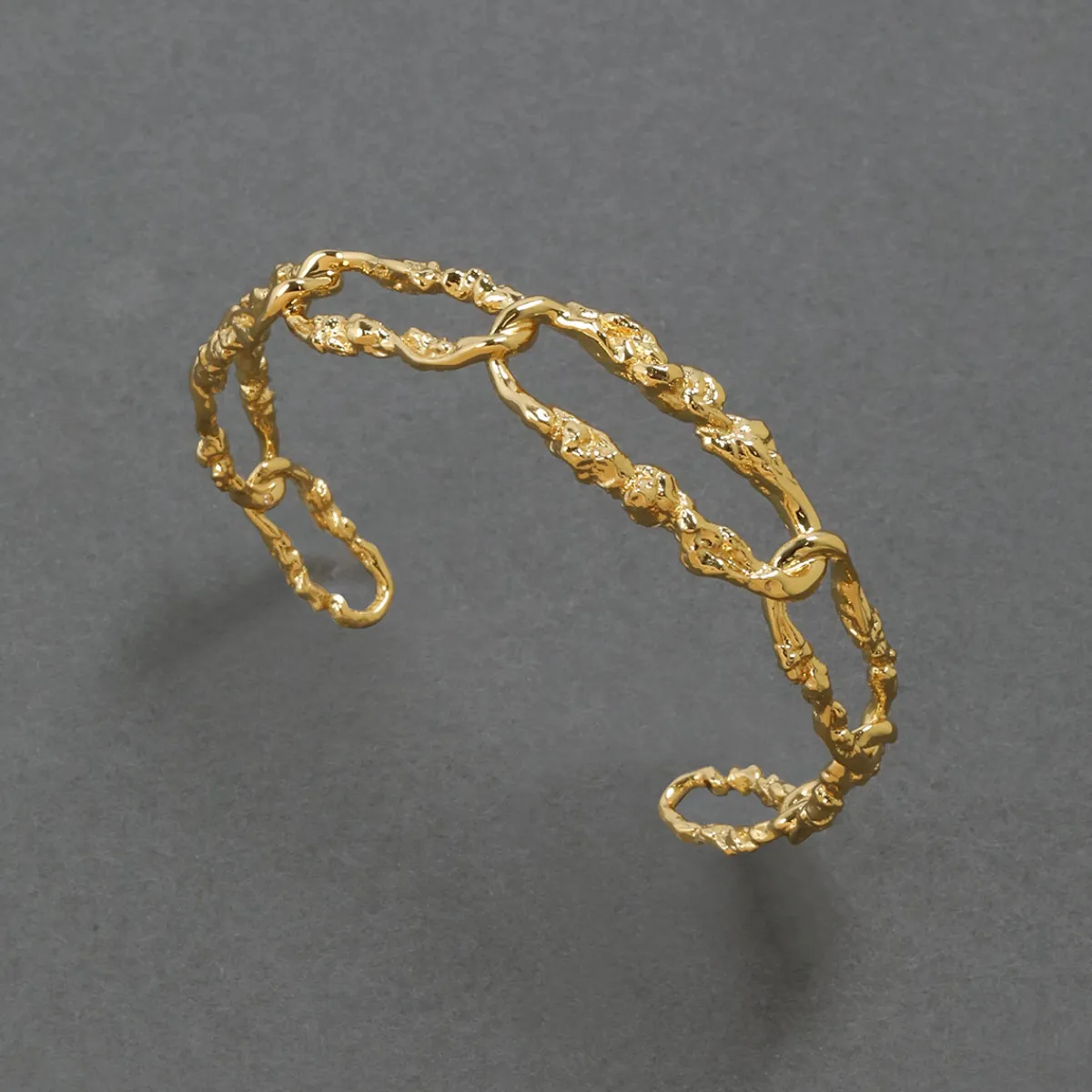 Tomfoolery Brut Link Small Cuff Bracelet New
