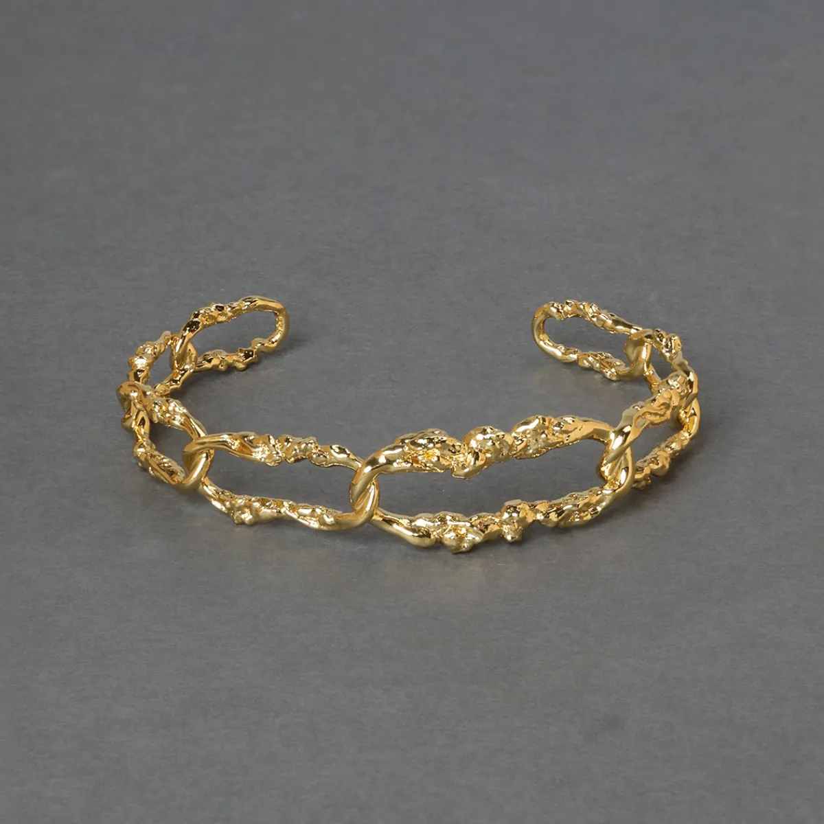 Tomfoolery Brut Link Small Cuff Bracelet New