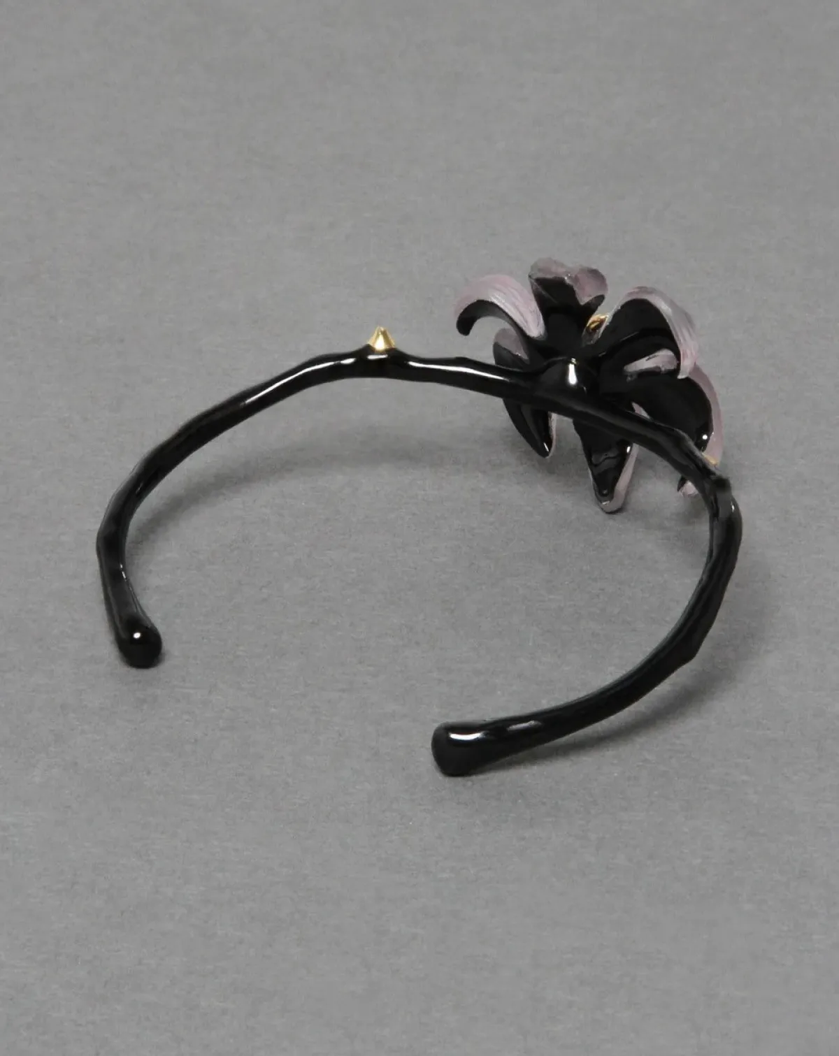 Tomfoolery Burnt Fleur Cuff Bracelet Sultry Grey Sale