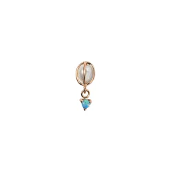 Tomfoolery Caged Pearl & Opal Drop Earrings Outlet