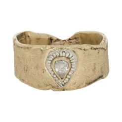 Tomfoolery Canadian Diamond Signature Band in 14ct Yellow Gold and Silver Clearance