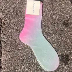 Tomfoolery Candy One Ribbed Laminated Socks Outlet
