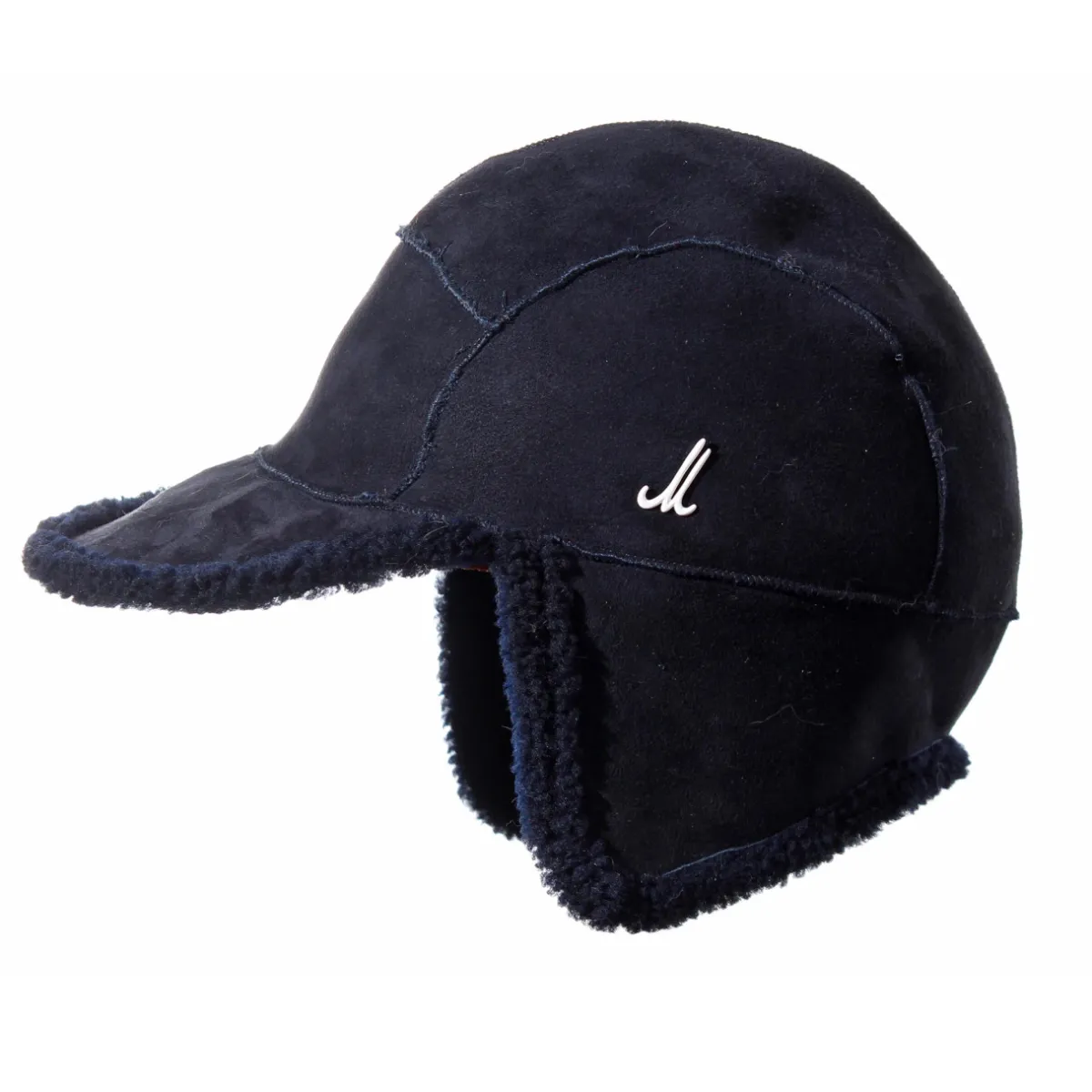 Tomfoolery Cap in Dark Blue Lambskin Clearance