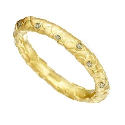 Tomfoolery Catkin Diamond Scatter Wedding Ring Outlet