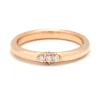 Tomfoolery Celestine 14ct Yellow Gold Diamond Single Cluster Band Outlet
