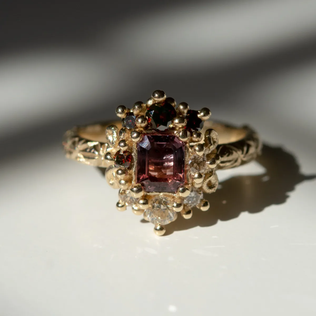 Tomfoolery Champagne & Chocolate Ombre Ring Sale
