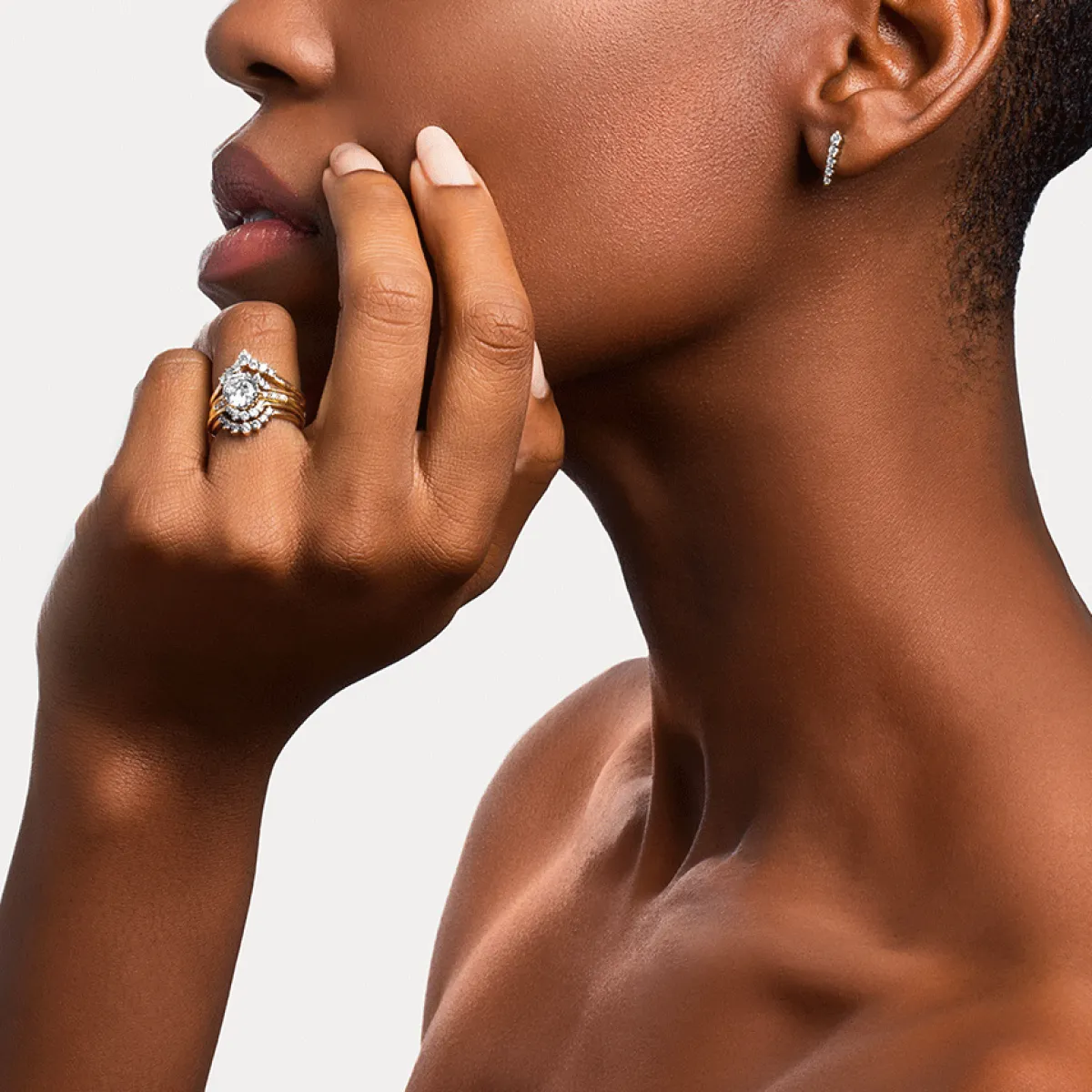 Tomfoolery Champagne Diamond Celestine Tiara Band Outlet