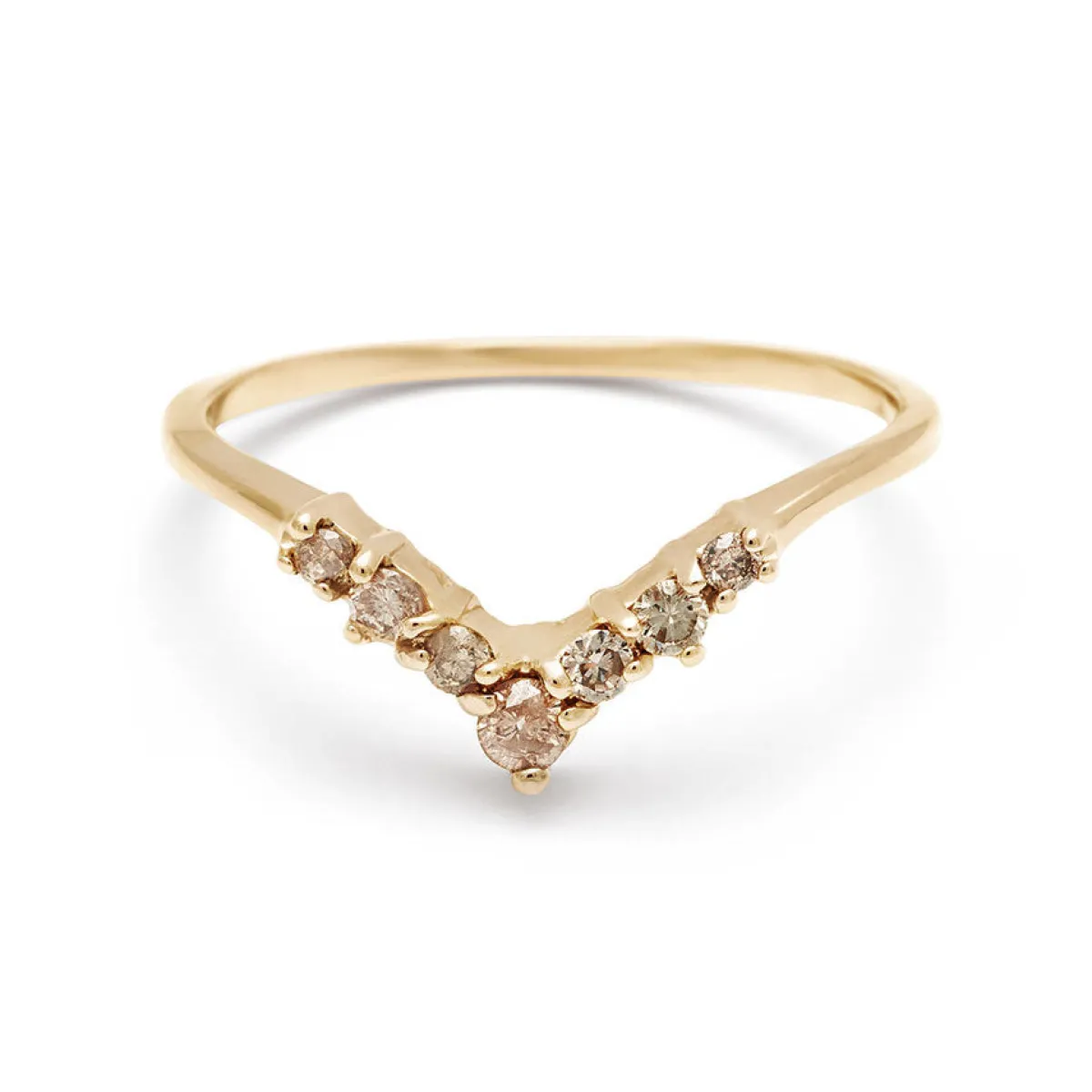 Tomfoolery Champagne Diamond Celestine Tiara Band Outlet