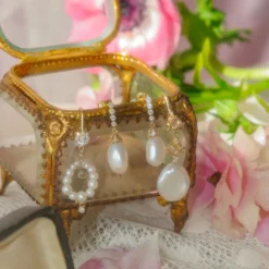 Tomfoolery Circa 1890 Pearl Drop Earrings Outlet