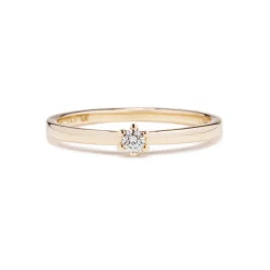 Tomfoolery Claw-Set Diamond Solitaire Ring Sale