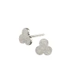 Tomfoolery Clover Stud Earrings New
