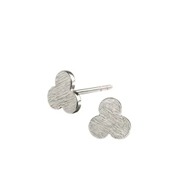 Tomfoolery Clover Stud Earrings New