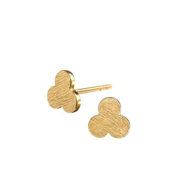 Tomfoolery Clover Stud Earrings New