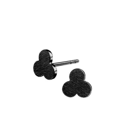 Tomfoolery Clover Stud Earrings New