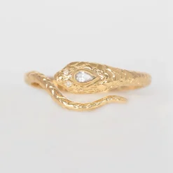 Tomfoolery Cobra & Diamond Ring Discount
