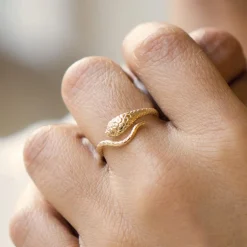 Tomfoolery Cobra & Diamond Ring Discount