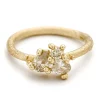 Tomfoolery Contrast Cut Champagne Diamond Ring Outlet