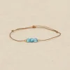 Tomfoolery Cool Triple Gemstone Bracelet Hot