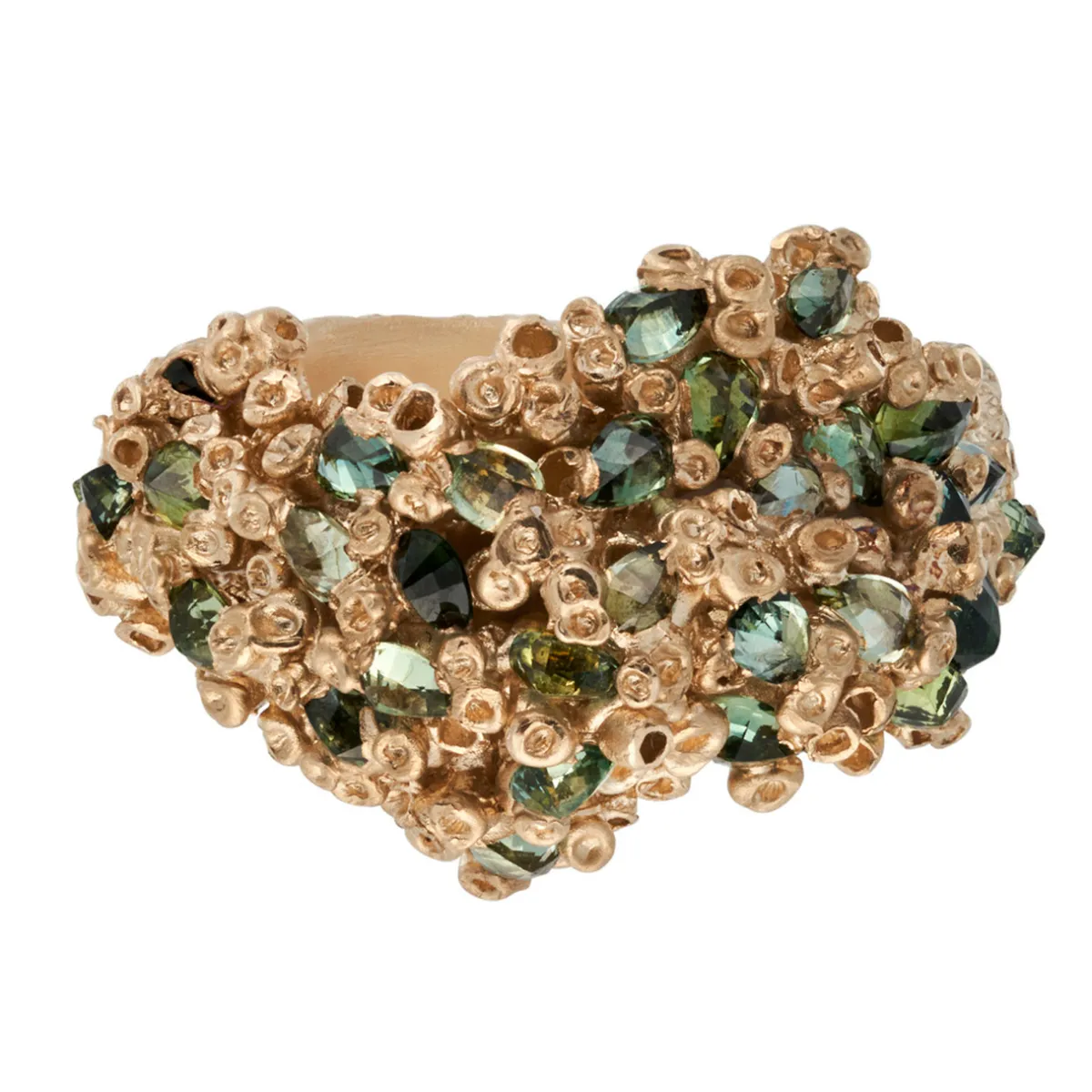 Tomfoolery Coral & Barnacle Cluster Art Ring Fashion