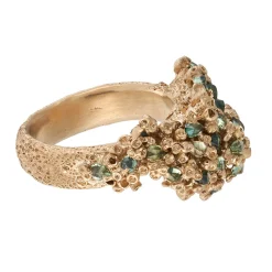 Tomfoolery Coral & Barnacle Cluster Art Ring Fashion