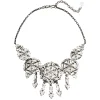 Tomfoolery Cosmo Queen Crystal Five Circle Statement Necklace Outlet