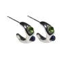 Tomfoolery Crippy Two Sphere Glass Mini Hoops Online