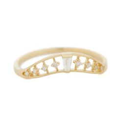Tomfoolery Crown & Baguette Diamond Ring Best