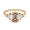 Tomfoolery 1.5ct Champagne Diamond Theda Ring Clearance
