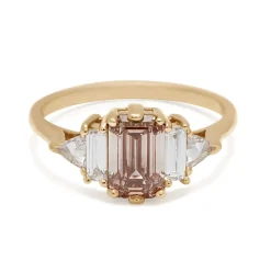Tomfoolery 1.5ct Champagne Diamond Theda Ring Clearance