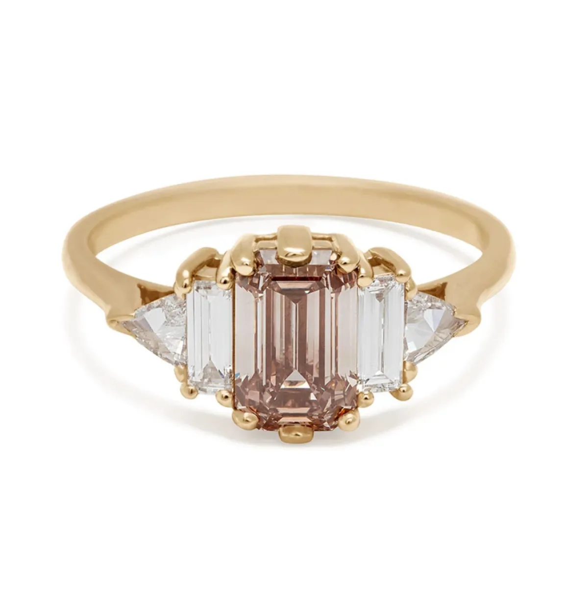 Tomfoolery 1.5ct Champagne Diamond Theda Ring Clearance
