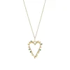 Tomfoolery 14ct Long Emerald Heart Hot