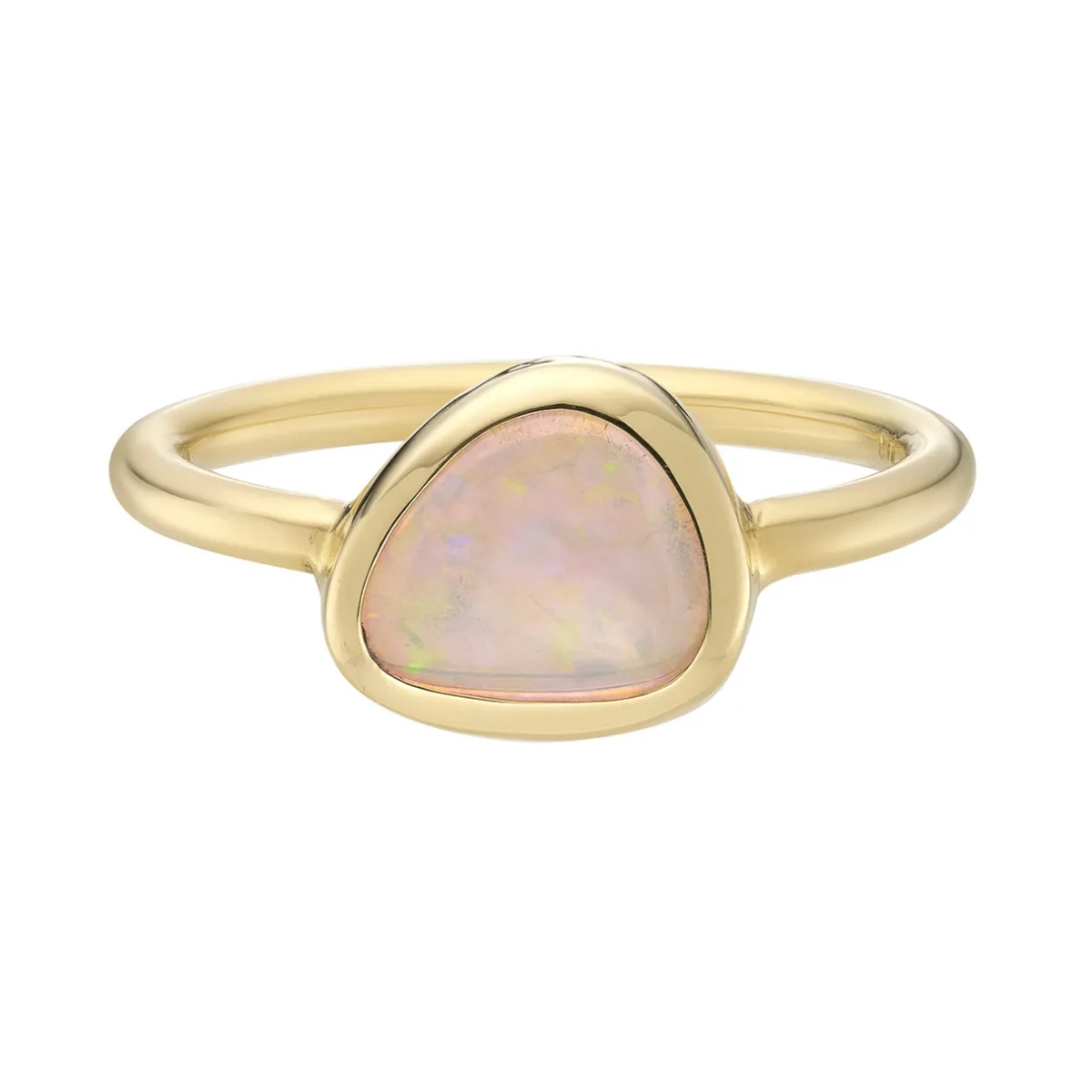 Tomfoolery 0.93ct Opal Triangle Ring Fashion