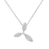 Tomfoolery 18ct White Gold & Diamond Honeysuckle Pendant Necklace Sale
