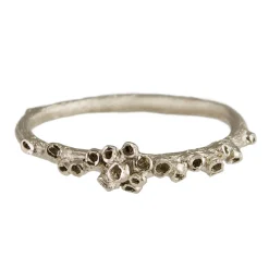 Tomfoolery 18ct White Gold Barnacle Cluster Ring Best