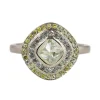 Tomfoolery 18ct White Gold Double Diamond Halo Ring Discount