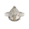 Tomfoolery 18ct White Gold Large Pear Cut Diamond Path Ring Discount