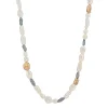 Tomfoolery 9ct Yellow Gold & Pearl Bark Necklace Sale