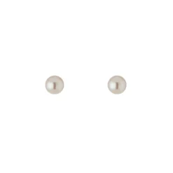 Tomfoolery 9ct Yellow Gold Akoya Pearl Studs Fashion