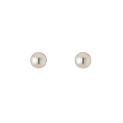 Tomfoolery 9ct Yellow Gold Akoya Pearl Studs Fashion
