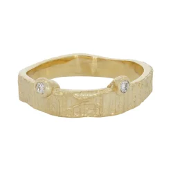 Tomfoolery 14ct Yellow Gold Crab Eyes Band Hot