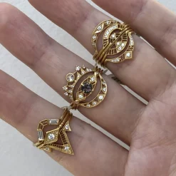 Tomfoolery 14ct Yellow Gold Diamond Naoma Ring Sale
