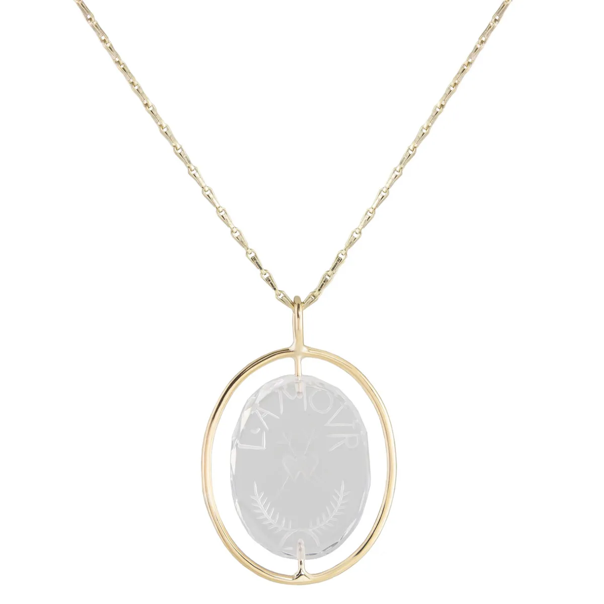 Tomfoolery 9ct Yellow Gold L’Amour N°1 Necklace Discount