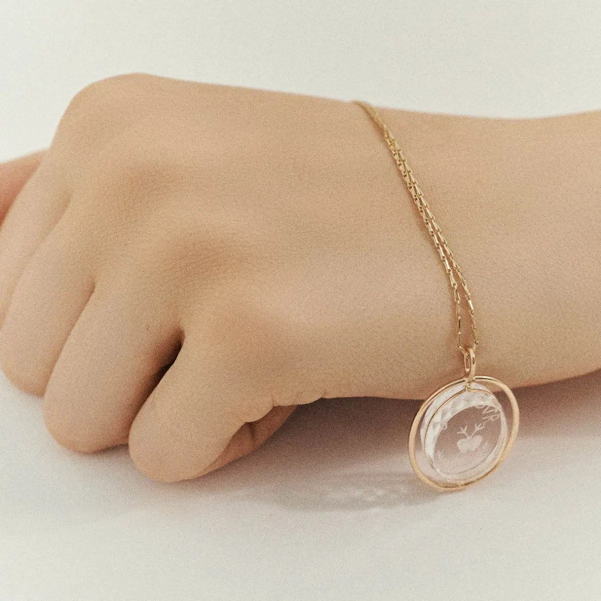 Tomfoolery 9ct Yellow Gold L’Amour N°1 Necklace Discount