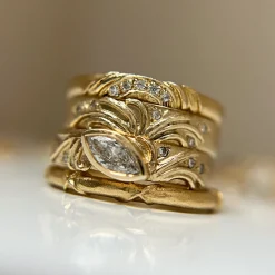 Tomfoolery 9ct Yellow Gold Vine Band Online