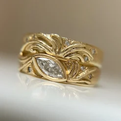 Tomfoolery 9ct Yellow Gold Vine Band Online
