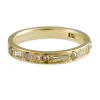 Tomfoolery 18ct Yellow Mixed Cut Puzzle Diamond Eternity Ring Outlet