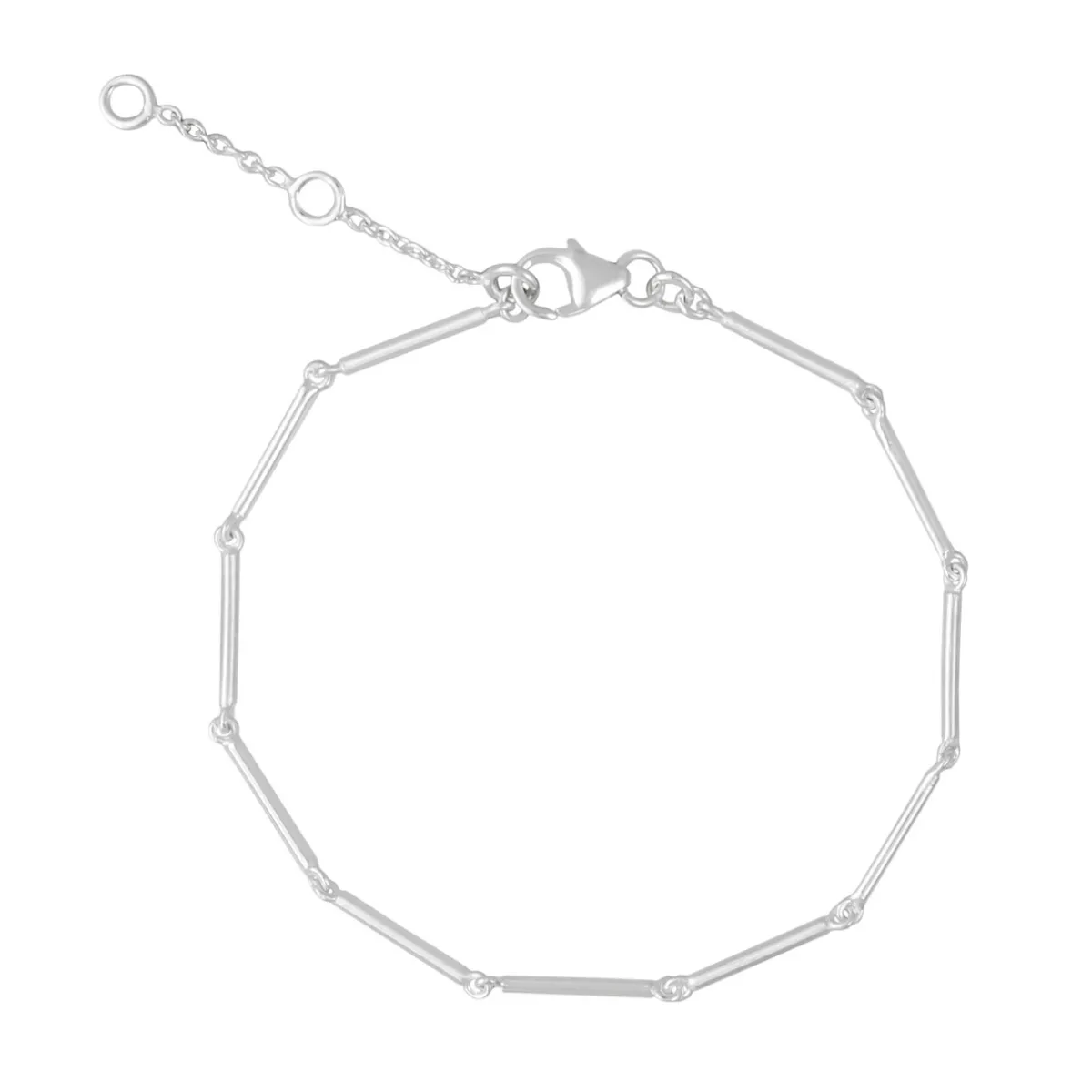 Tomfoolery Curve Bar Link Bracelet Hot
