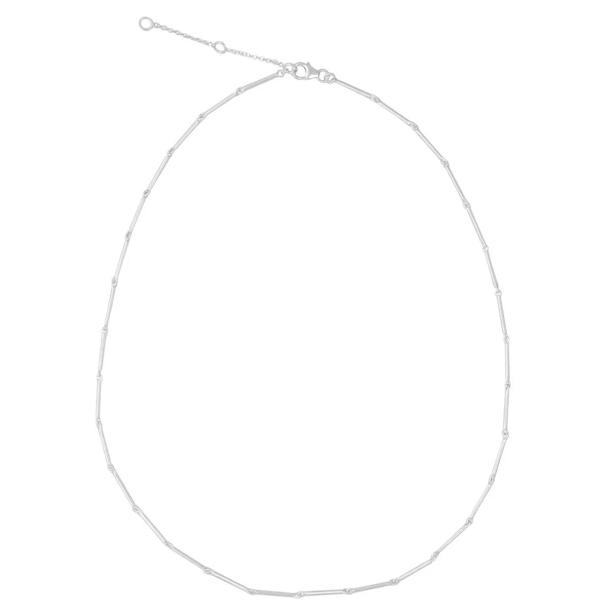 Tomfoolery Curve Bar Link Necklace New