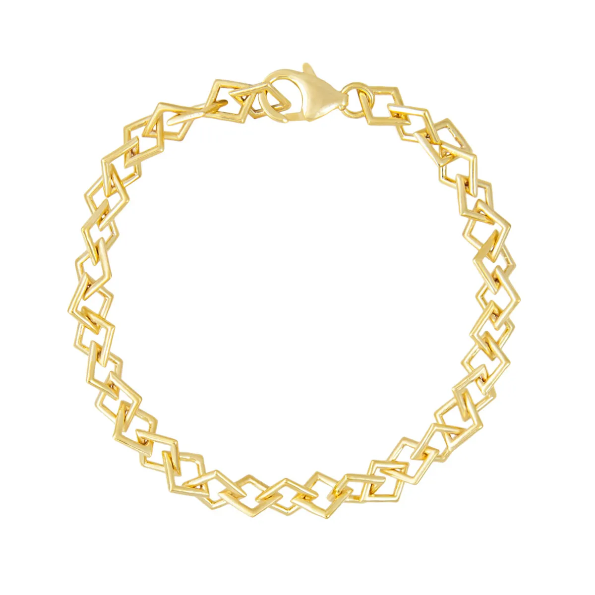 Tomfoolery Curve Diamond Chain Bracelet Sale